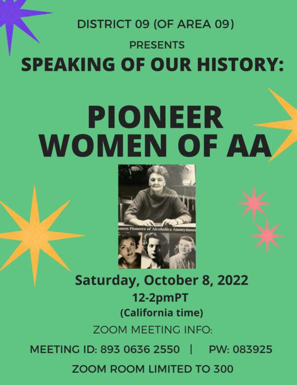 Pioneer-Women-in-AA-October-8-2022-Flyer-600x777
